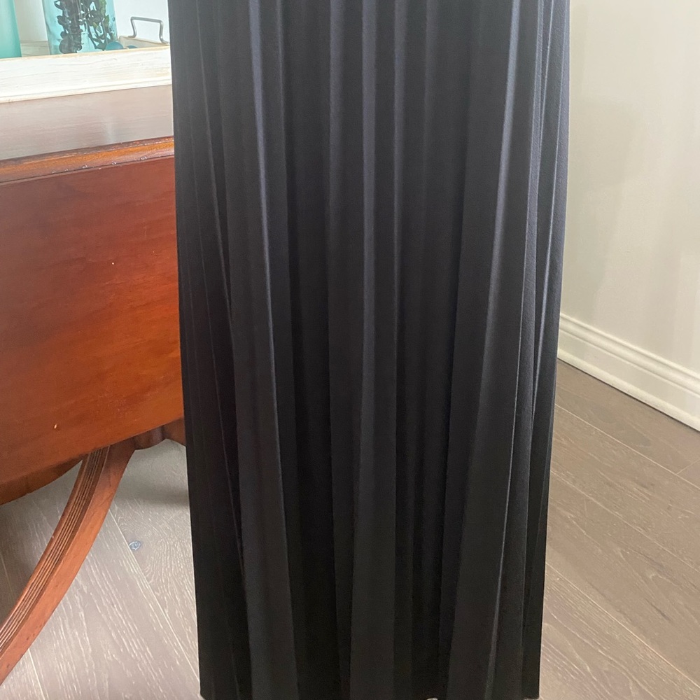 TAHARI NWT black pleated dress size XL - Picture 7 of 14